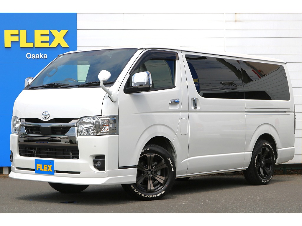 ハイエースバン　スーパーGL　特別仕様車ダークプライムⅡ　2WD　ガソリン パールホワイト　入庫致しました！