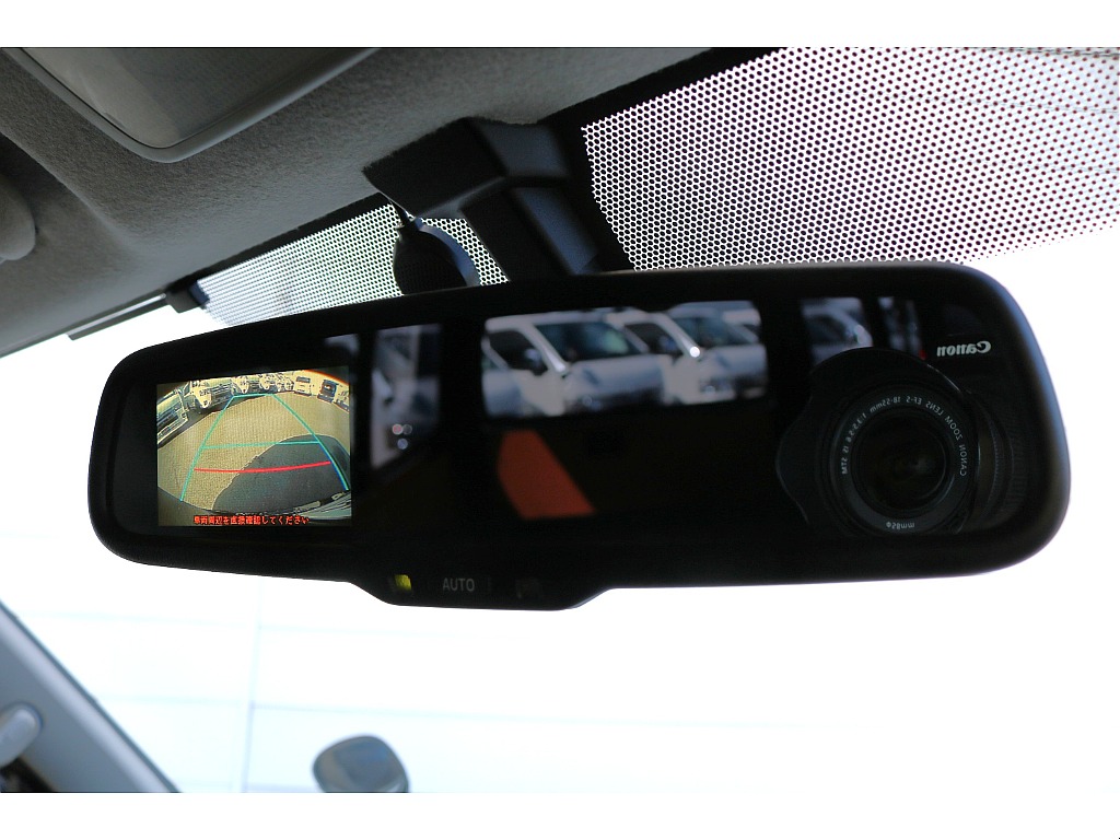 バックカメラ付き防眩ミラー