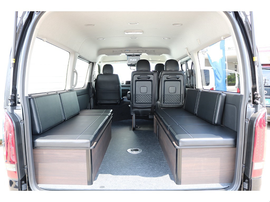 【various内装】新車ワゴンＧＬ4ＷＤ！８ナンバー！キャンピング登録！ベット内装！ナビ＆フリップダウンモニター！