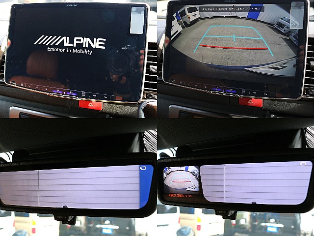 アルパイン製ディスプレイオーディオ/デジタルインナーミラーで夜間も安心◎