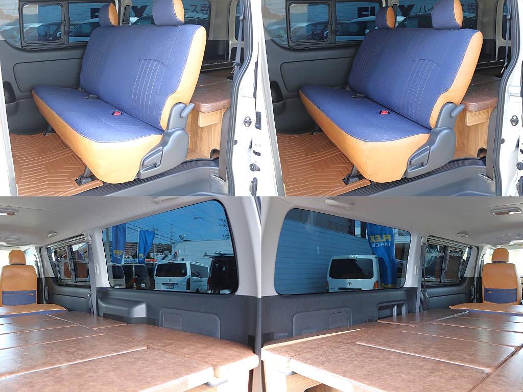 【厳選仕入】ハイエースバンスーパーGLダークプライムⅡディーゼル4WD　ベッドキット装備済み！