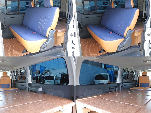 【厳選仕入】ハイエースバンスーパーGLダークプライムⅡディーゼル4WD　ベッドキット装備済み！