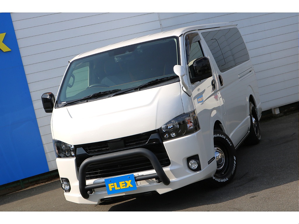 【厳選仕入】ハイエースバンスーパーGLダークプライムⅡディーゼル4WD　ベッドキット装備済み！