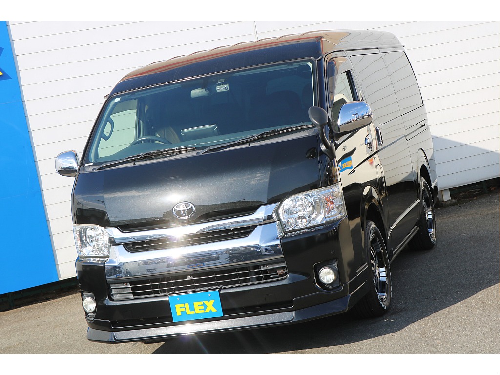 【厳選仕入れ】H28年式ハイエースワゴンGLガソリン4WD　フルフラット可能シートアレンジ！
