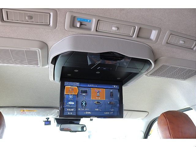 アルパイン製12.8インチフリップダウンモニター