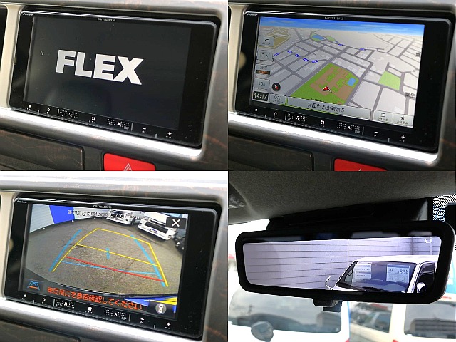 カロッツェリア製7インチナビ/デジタルインナーミラーで夜間も安心◎
