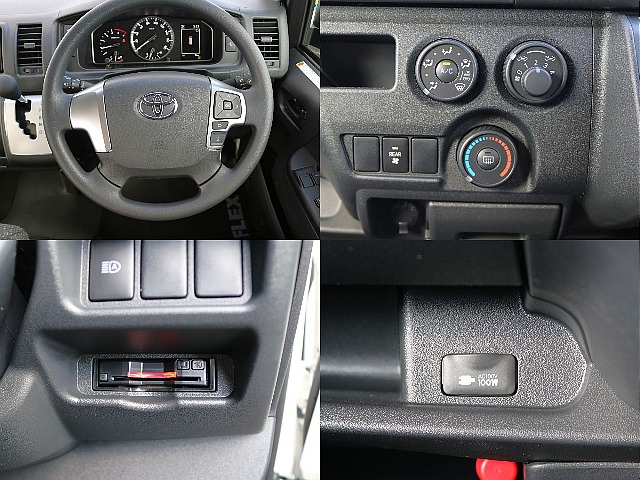 【新車】ハイエースバンDX内装架装　Wood Rim