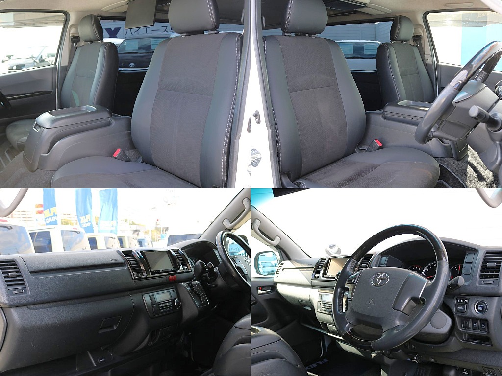 ダークプライム/ シートはハーフレザー仕様