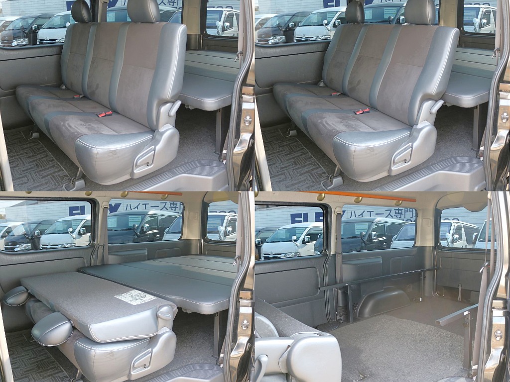 【厳選仕入】H30年式ハイエースバンスーパーGLダークプライムワイドバンディーゼル2WD　ブラックエディションPKG