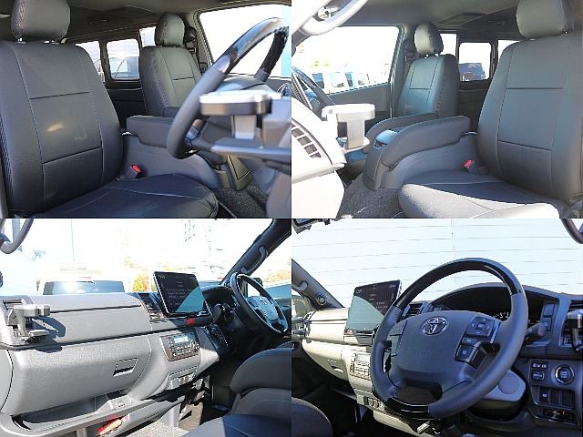 【高年式低走行】ハイエースバン　スーパーGLダークプライムⅡ　ディーゼル４WD　大画面BIGXナビ＆KBレーシングホイル！