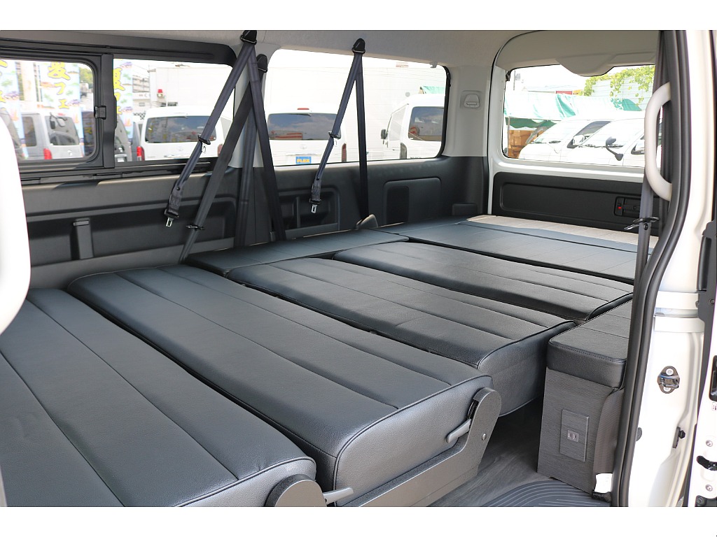 【FLEX ORIGINAL SEAT Ver5/新車ワゴンGL2WD】対面フルフラット可能♪アルパインツインナビパッケージ【全国納車可能】