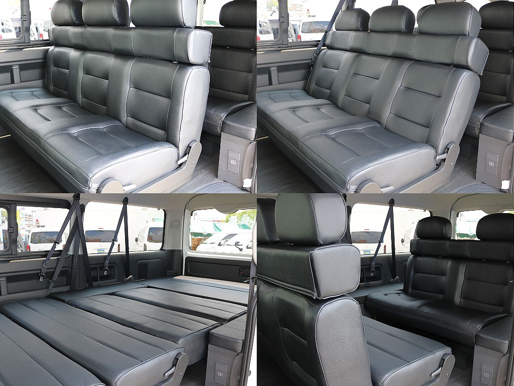 フルフラットベッドや対面座席も可能☆彡