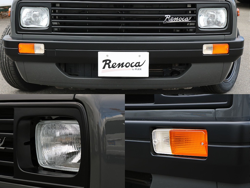 角目ヘッドライト換装