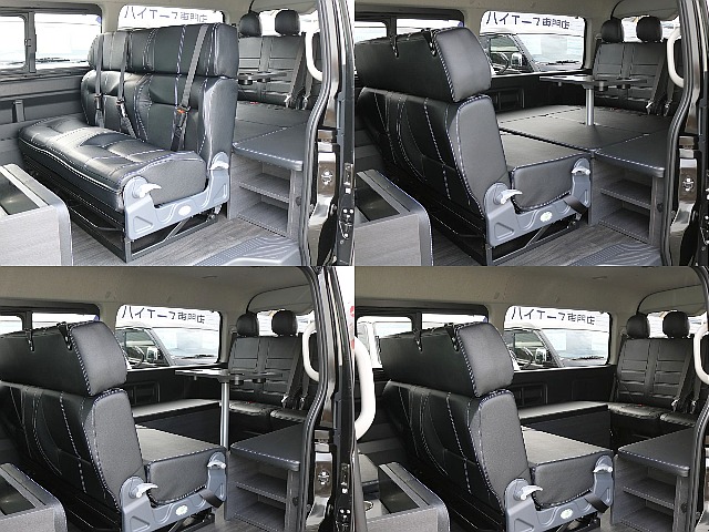 【新車】10人乗り☆フルフラット展開可能で広大なベッドスペースを確保♪FLEXオリジナル内装架necross♪