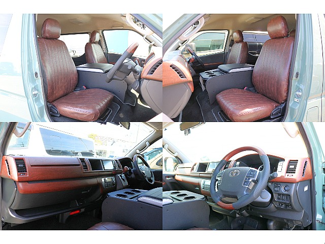 全席シートカバー装着済み/インテリアパネル施工済み