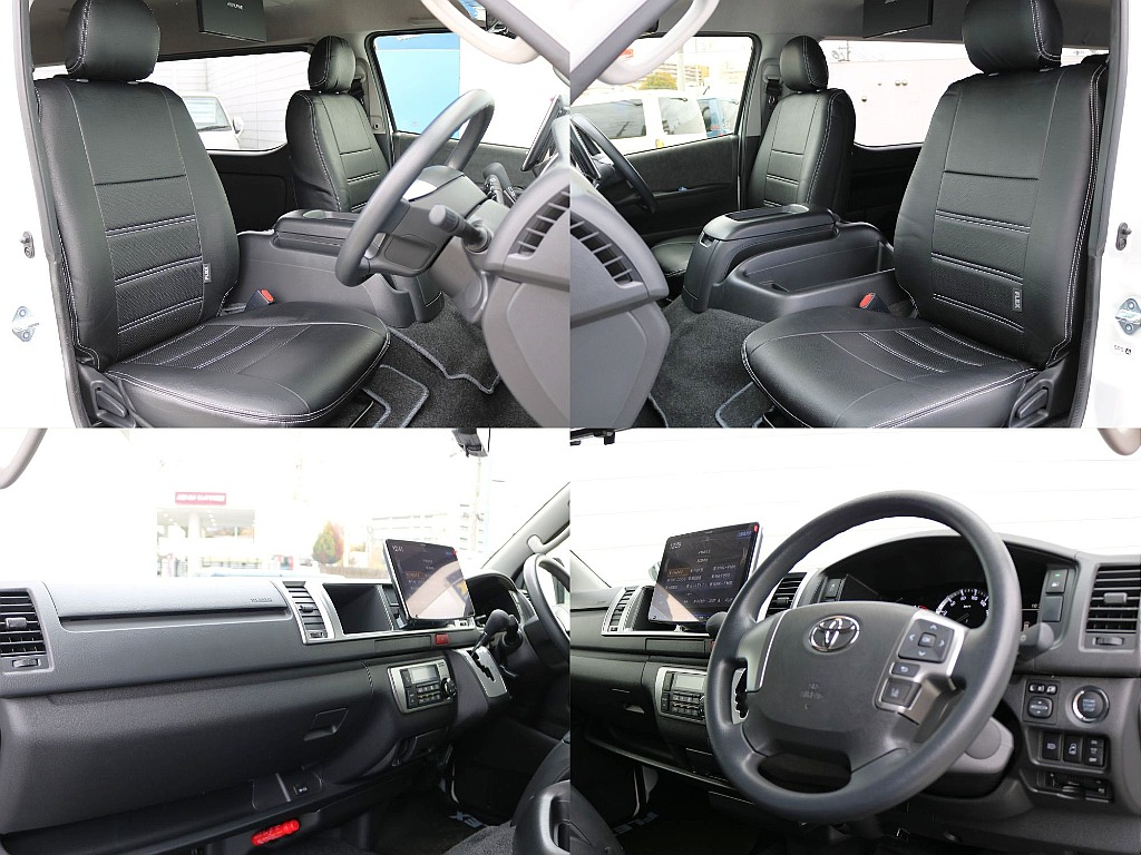 【内装架装NEWAS】R2年式ハイエースワゴンGL新品内装架装NEWAS！走行距離3000キロ台！BIGX＆12.8インチフリップダウン付！