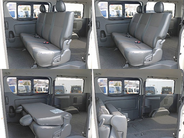 リクライニング可能な２列目シート♪