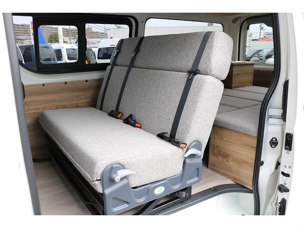 Wood Village ツイード調シートカバー