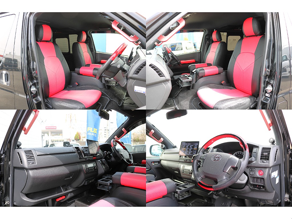 ポイントカラーの”赤”が映えるこだわりの一台♪