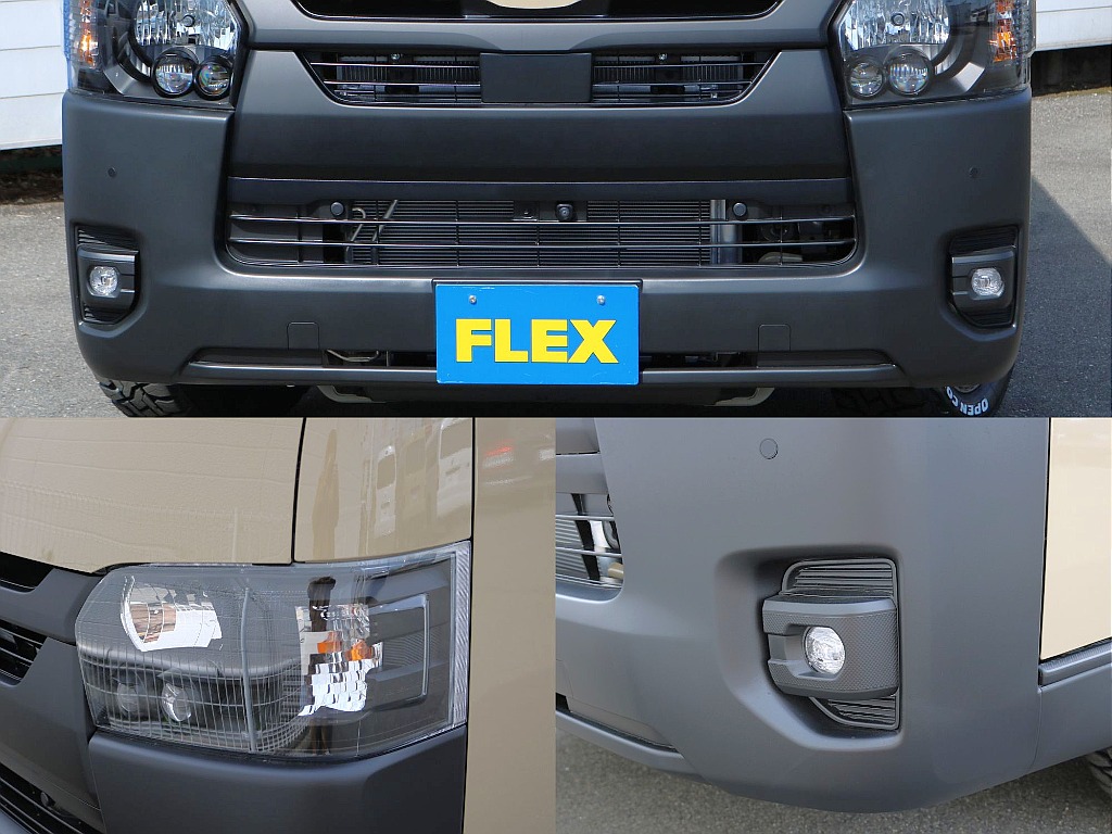 各所マットブラック塗装/ヘッドライトインナーブラック塗装