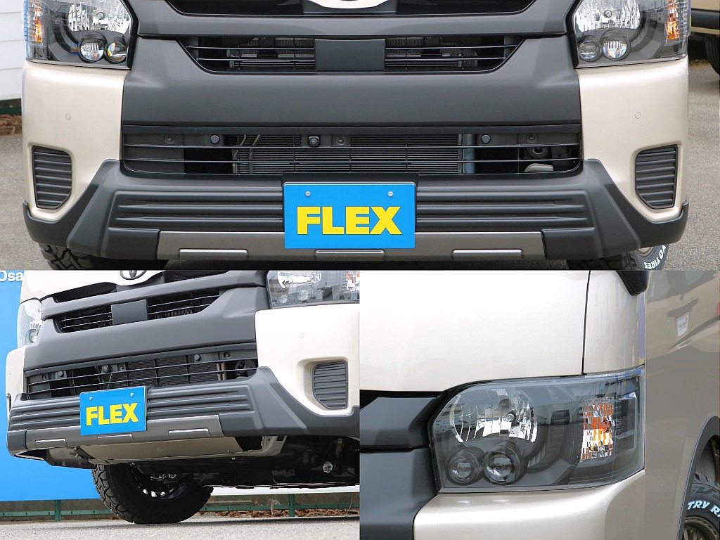 T-Forceフロントスポイラー/ヘッドライトインナーブラック塗装