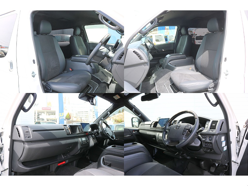 【厳選仕入】R6年式ハイエーススーパーGLダークプライムⅡディーゼル２WDワイドバン　フローリング施工済み