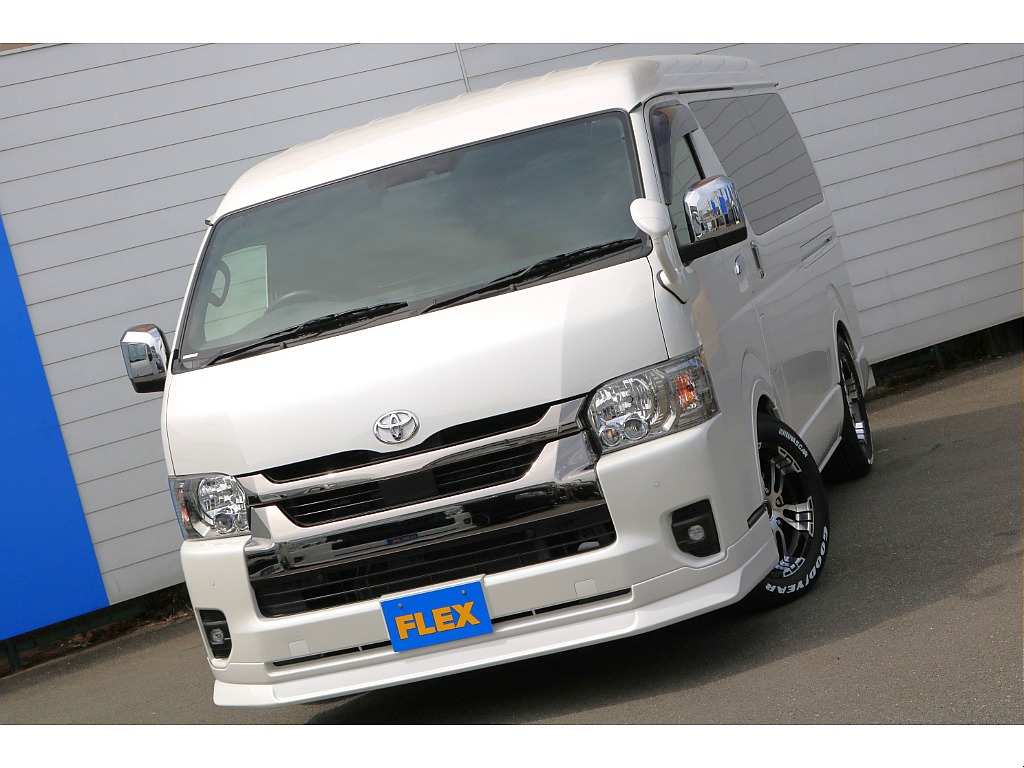 【厳選仕入】R6年式ハイエーススーパーGLダークプライムⅡディーゼル２WDワイドバン　フローリング施工済み