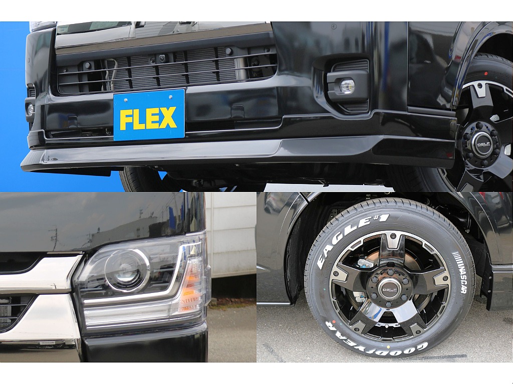 FLEX Delfinoフロントスポイラー/Bi-BeamLEDヘッドランプ