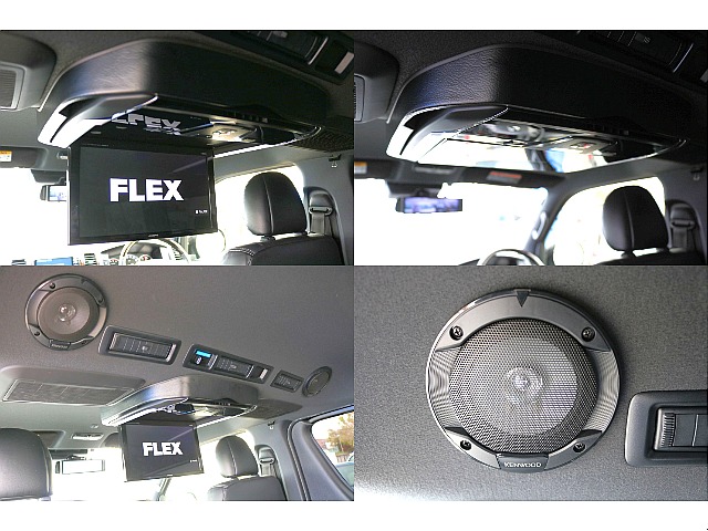 12.8インチフリップダウンモニター/ケンウッド製天井スピーカー