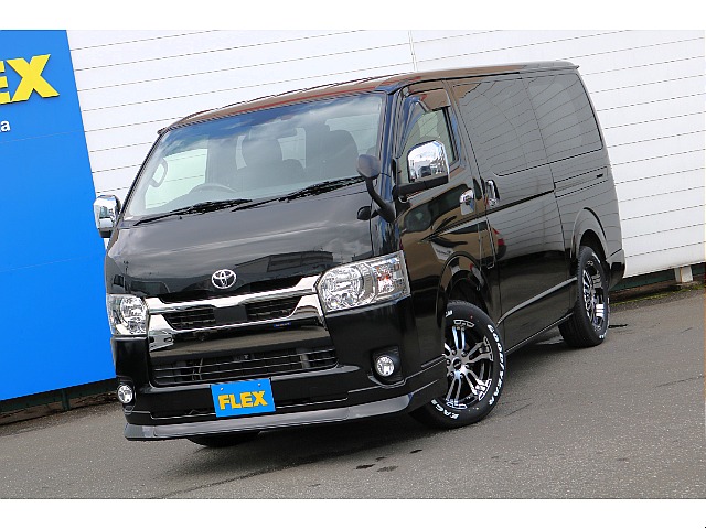 【厳選仕入】R3年式ハイエースバンスーパーGLダークプライムⅡガソリン２WD　FLEXカスタムパッケージ