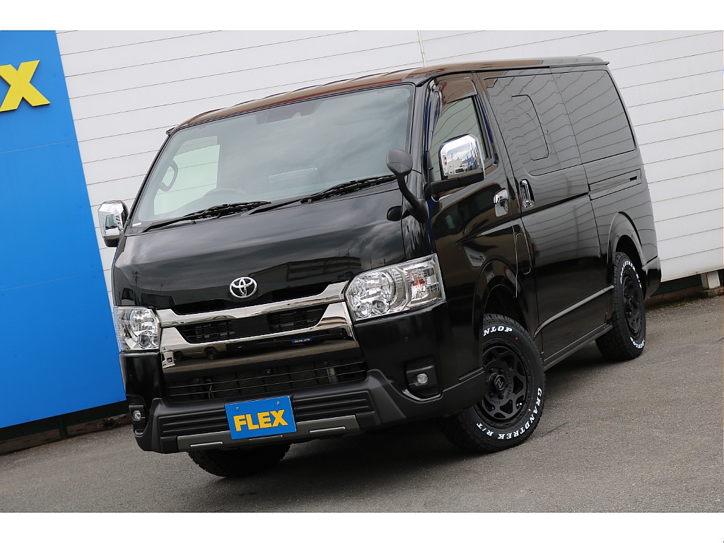【厳選仕入】R4年式ハイエースバンスーパーGLダークプライムⅡディーゼル４WD　オフロード仕様カスタマイズ！