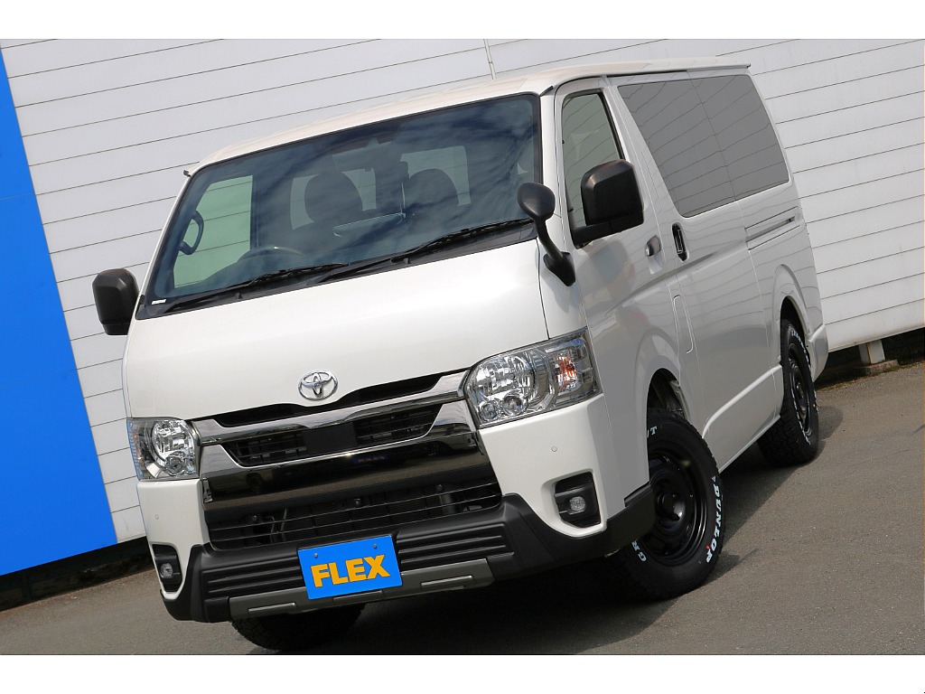 【厳選仕入/ダークプライムⅡ】R4年式ハイエースバンディーゼル4WD　ベットキット装着済み！大人気のアゲ系カスタム車両が入庫♪