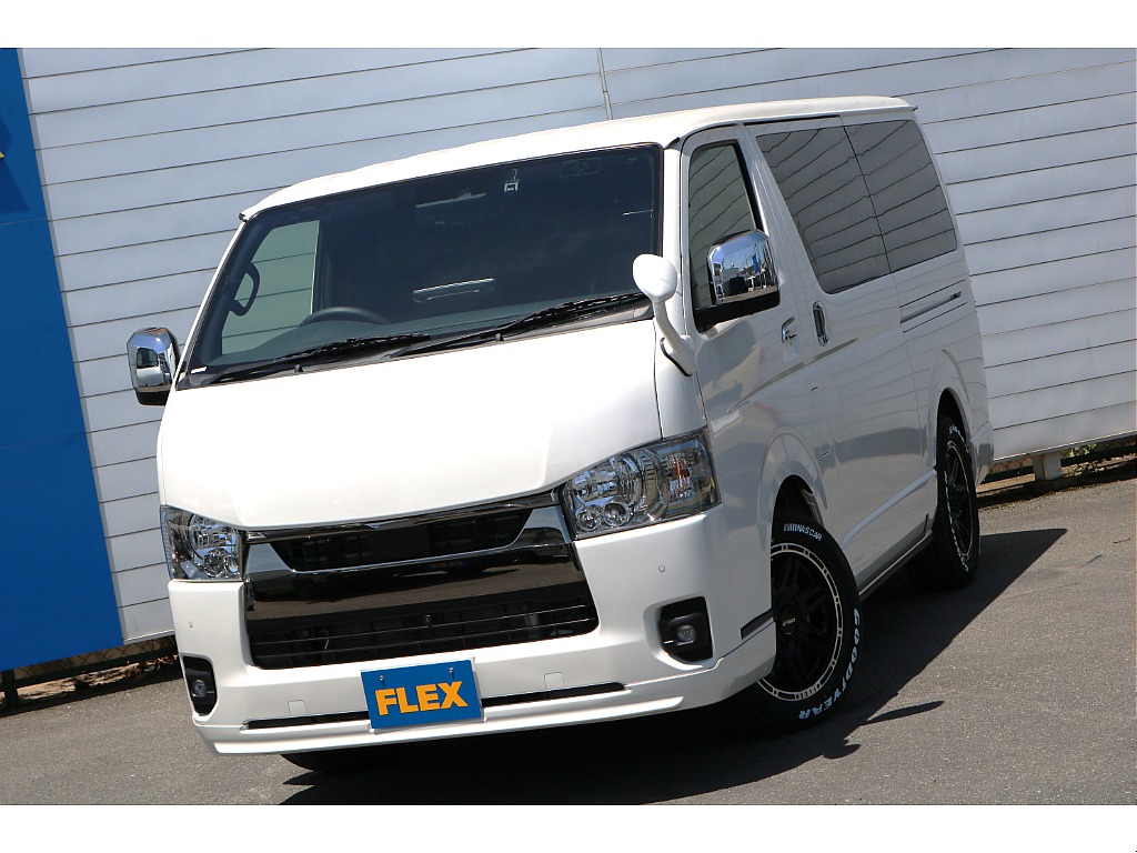 【厳選仕入/高年式低走行】R5年式ハイエーススーパーGLダークプライムⅡディーゼル2WD　バッドフェイスボンネット装備！