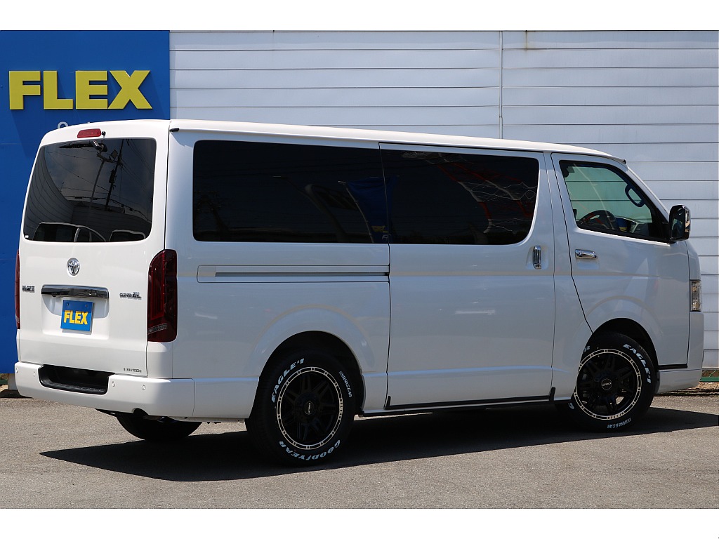 【厳選仕入/高年式低走行】R5年式ハイエーススーパーGLダークプライムⅡディーゼル2WD　バッドフェイスボンネット装備！