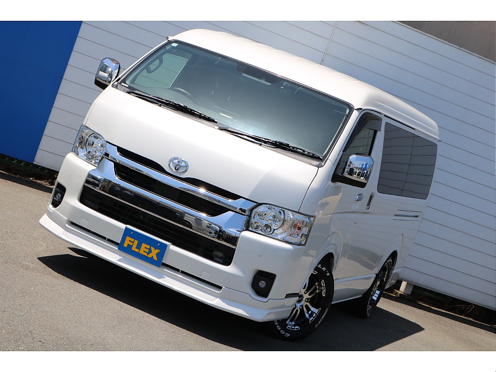 【買取直販/内装架装across】R6年式ハイエースワゴンGLガソリン２WD当店新車販売車両を再販にて！