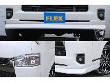 【FLEXフルエアロPKG】R5年式ハイエースバンスーパーGLダークプライムⅡガソリン２WD新作オリジナルエアロキット装備！