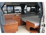 FLEXキャンピング【NH-タイプ2】シンプルに使い勝手を追求した最高の車中泊仕様！バンライフのお供に♪即納車可能！！