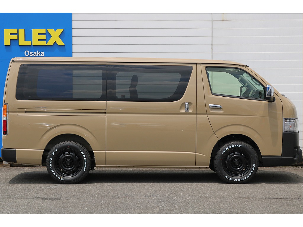 【新車】ハイエースバンスーパーGL　アースカラーパッケージガソリン２WD内装架装VER4ｂｙ Knot Records
