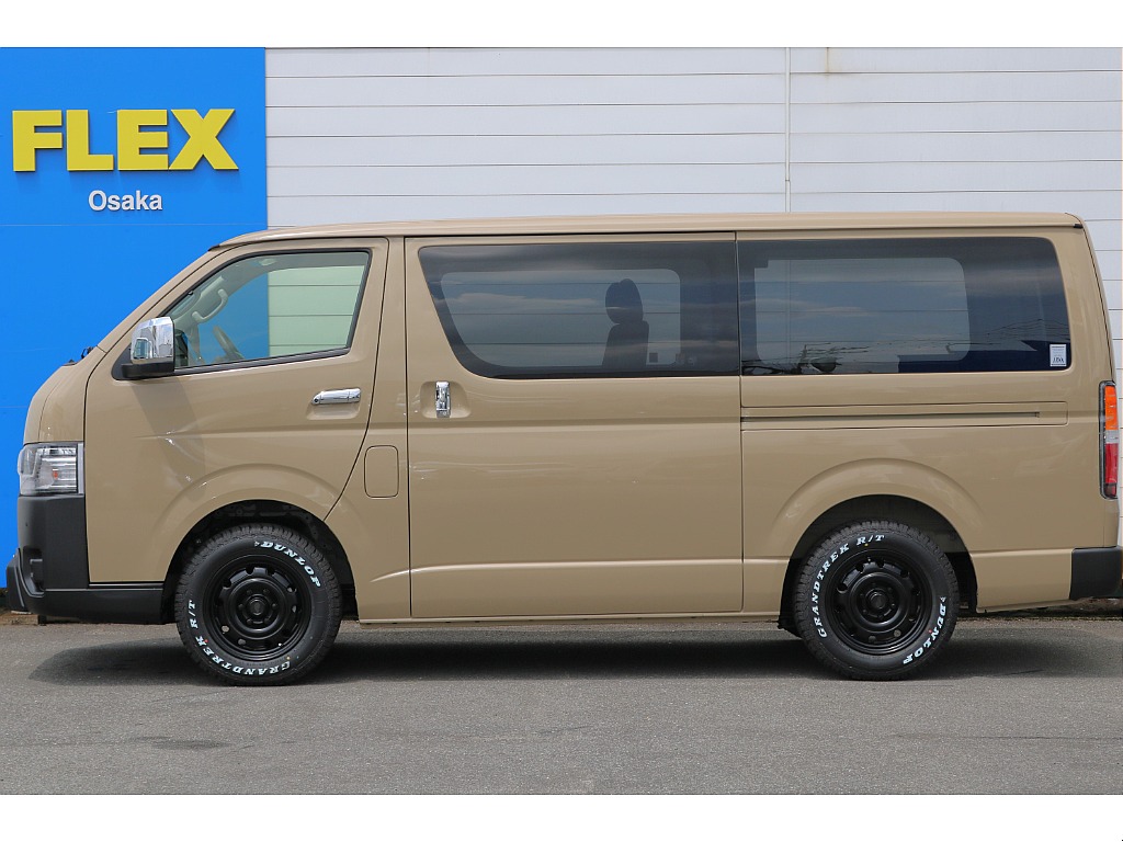 【新車】ハイエースバンスーパーGL　アースカラーパッケージガソリン２WD内装架装VER4ｂｙ Knot Records