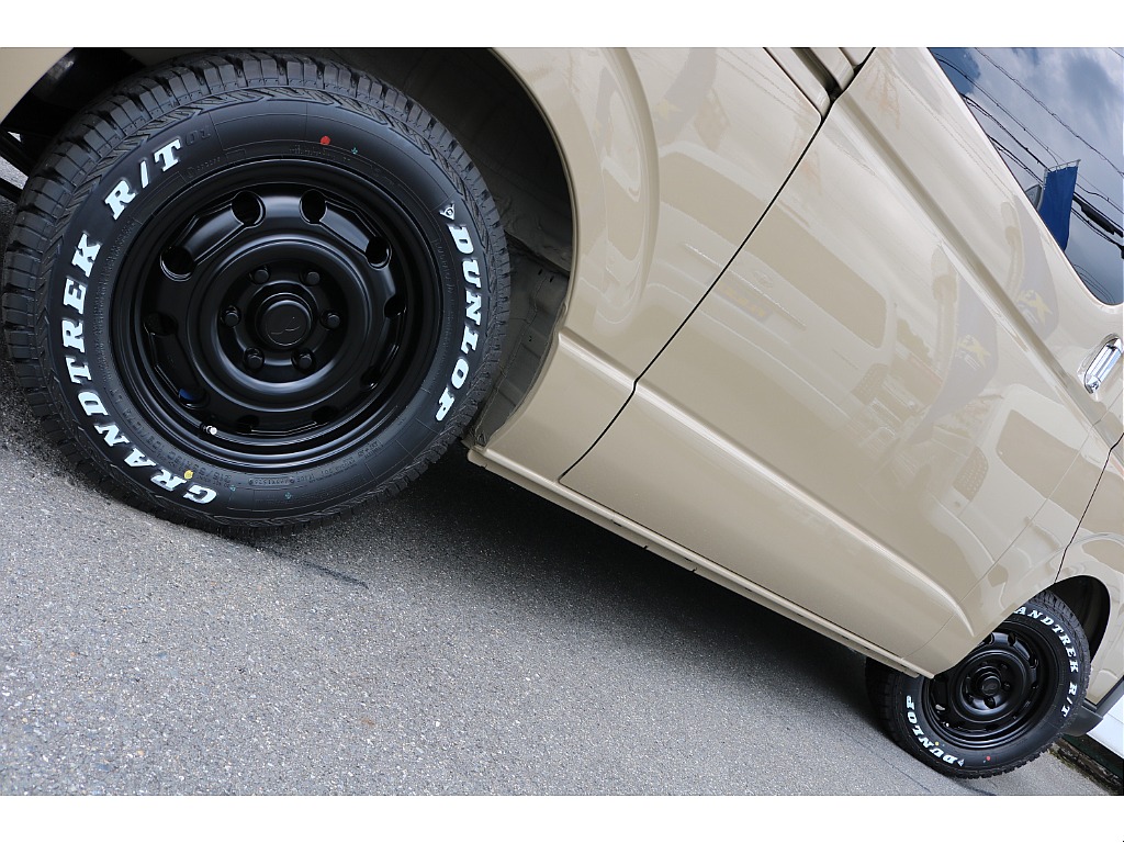 【新車】ハイエースバンスーパーGL　アースカラーパッケージガソリン２WD内装架装VER4ｂｙ Knot Records