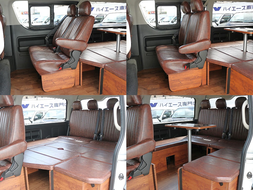 【新車/内装架装familiar by Knot Records】新型ハイエースワゴンGLガソリン４WD！