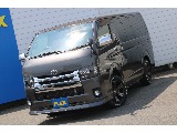 【厳選仕入】R5年式ハイエースバンS-GLダークプライムⅡディーゼル　希少カラーガンメタリック！