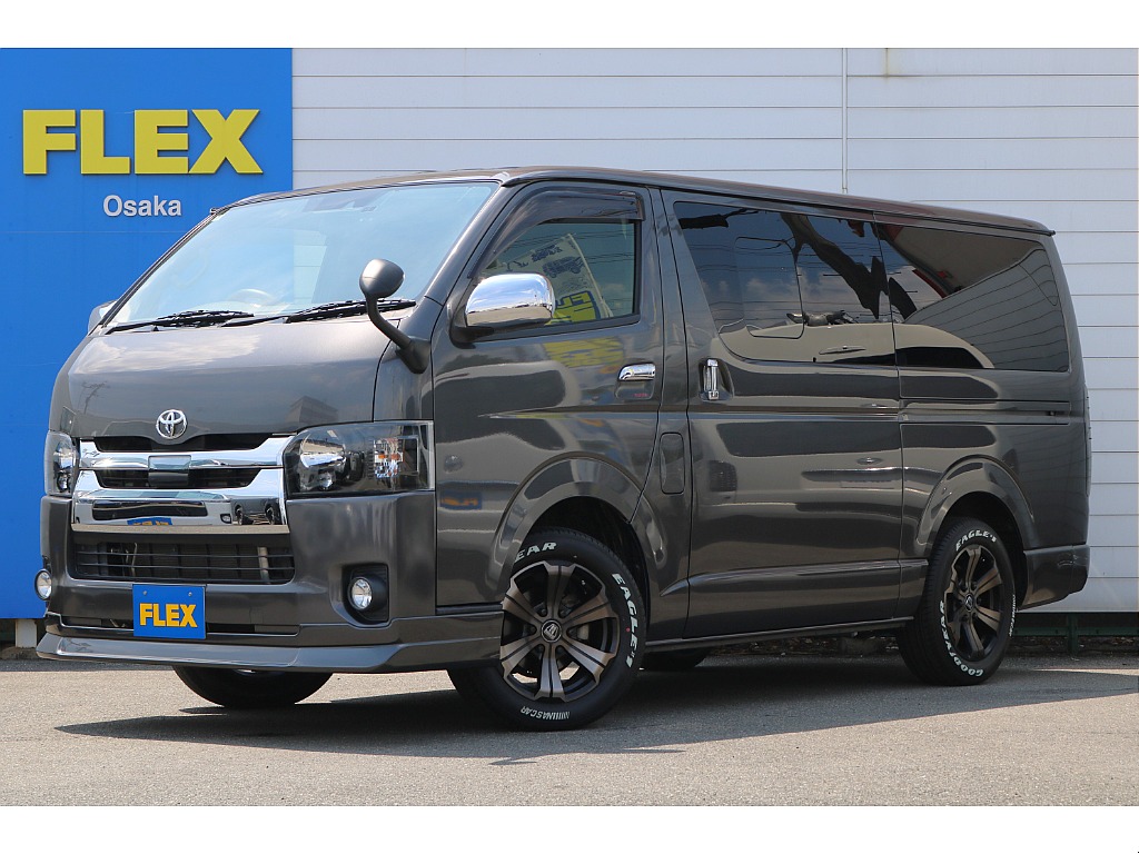 【厳選仕入】R5年式ハイエースバンS-GLダークプライムⅡディーゼル　希少カラーガンメタリック！