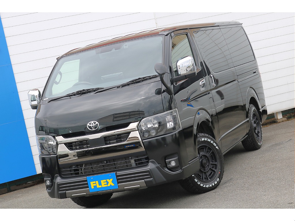 【厳選仕入】R6年式ハイエースS-GLダークプライムⅡディーゼル４WD！オフロード仕様！