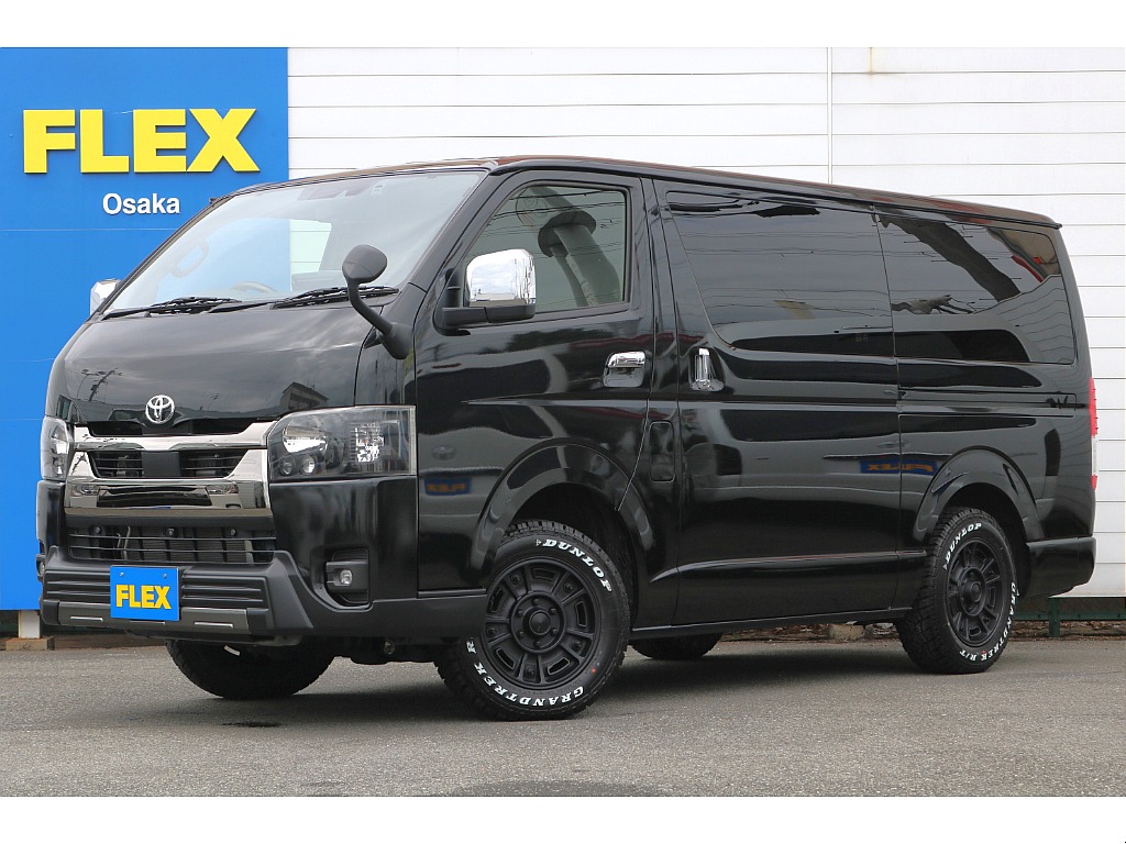 【厳選仕入】R6年式ハイエースS-GLダークプライムⅡディーゼル４WD！オフロード仕様！