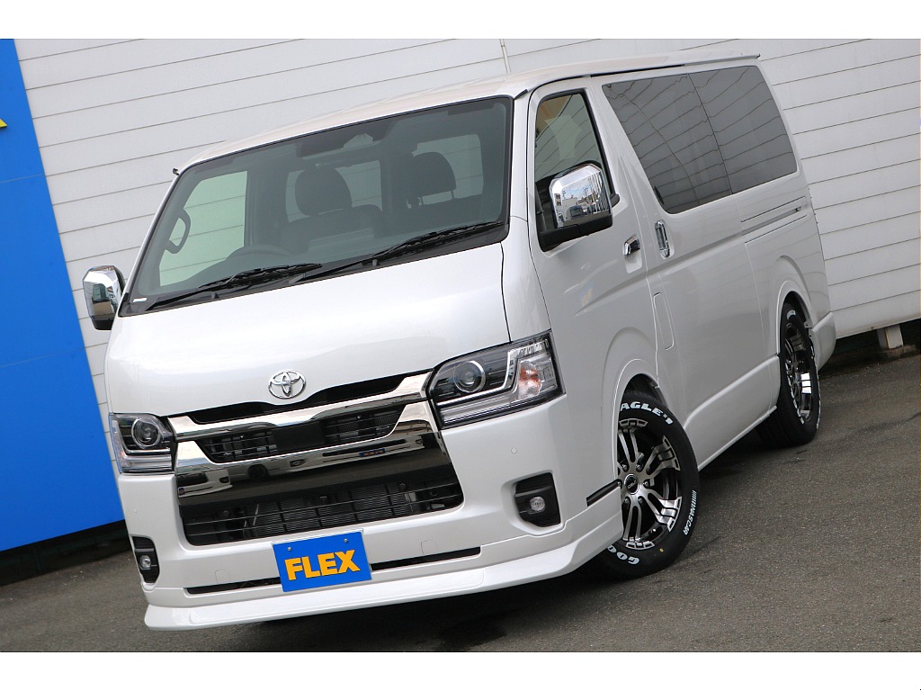 【新車/新型】ハイエースバンS-GLダークプライムⅡディーゼル2WD！FLEXカスタマイズ！