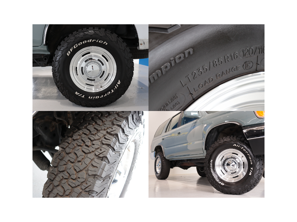 DEANのクロスカントリーにBFGoodrich　All-terrain　235/85/R16を装着