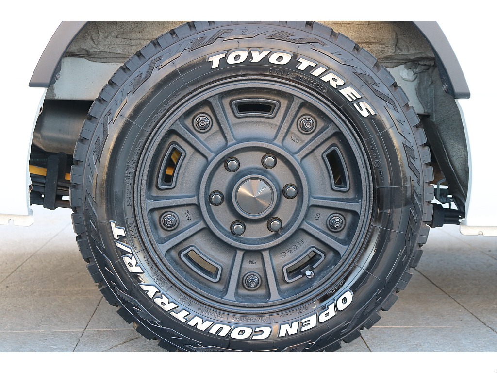 FLEX BJメキシカン16インチアルミ、TOYOオープンカントリータイヤRT！