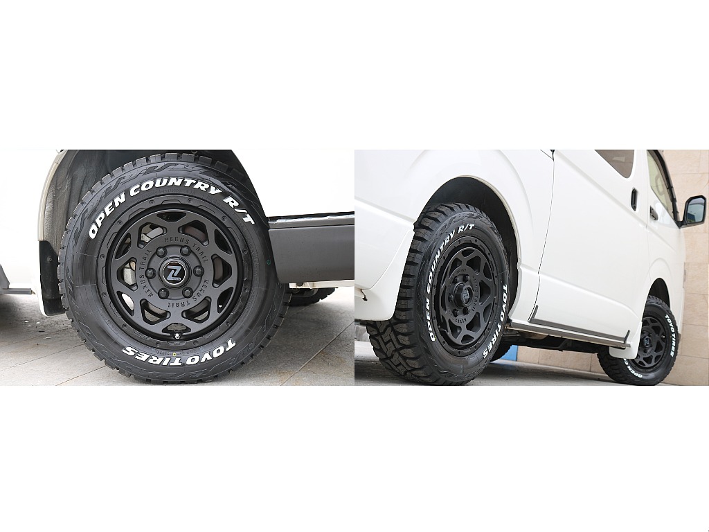 NEXUS TRAIL NT-1 16インチアルミホイールにTOYOオープンカントリータイヤをインストール
