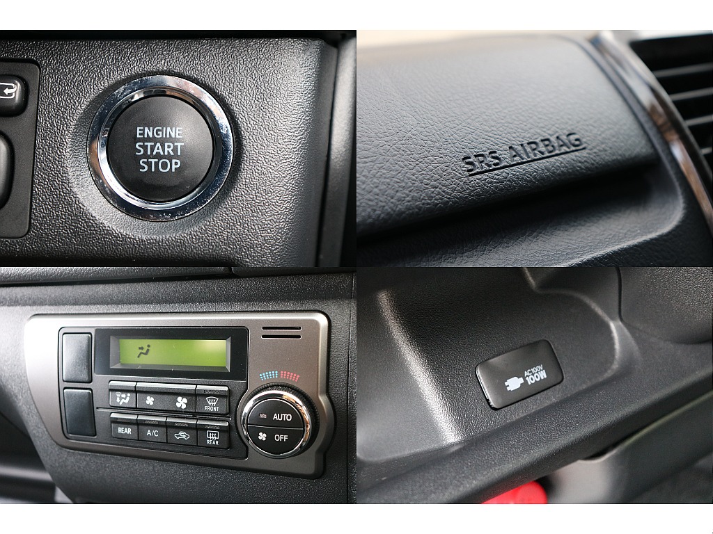 プッシュスタート 助手席側エアバッグ AC100V電源